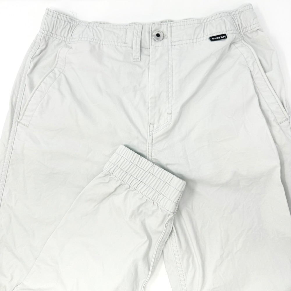G-Star RAW Mens 30 x‎ 28 Light Gray Organic Cotton Blend Jogger Pants